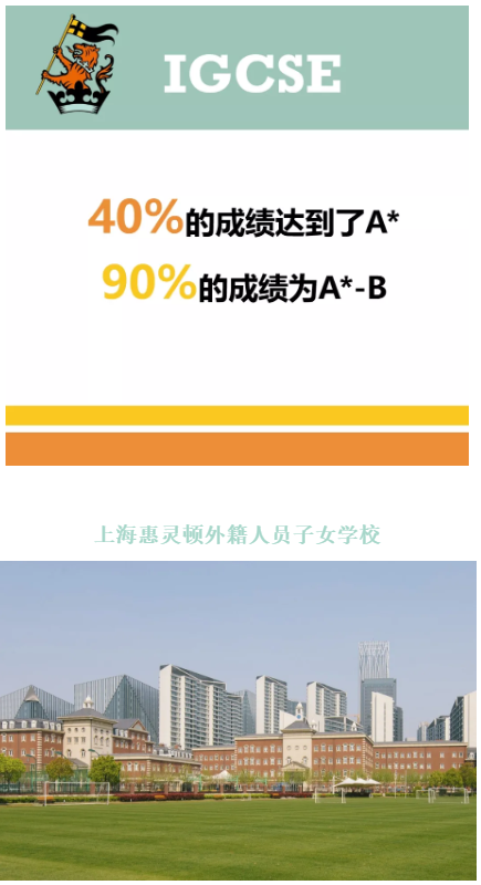 上海惠靈頓國(guó)際學(xué)校IB、A Level成績(jī)