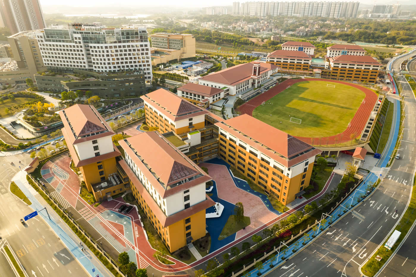 廣州市新僑學(xué)校全景圖